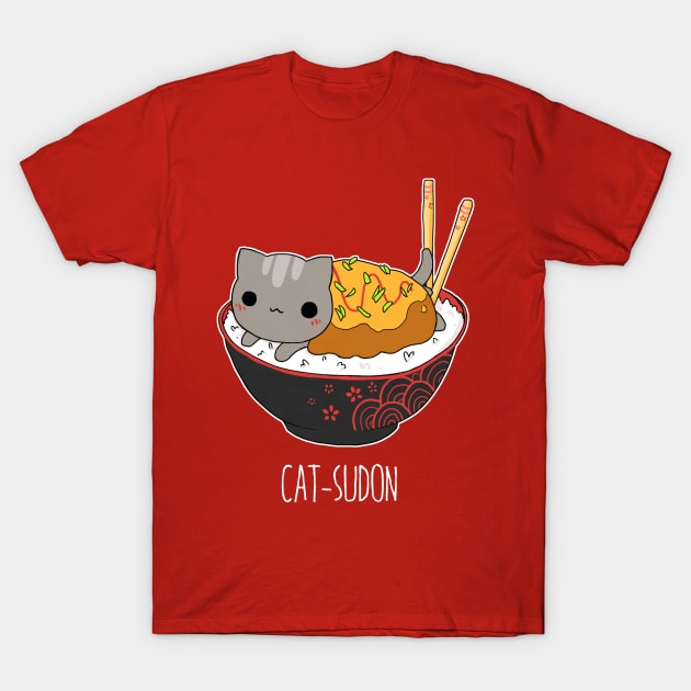 Catsudon T-Shirt by linkitty